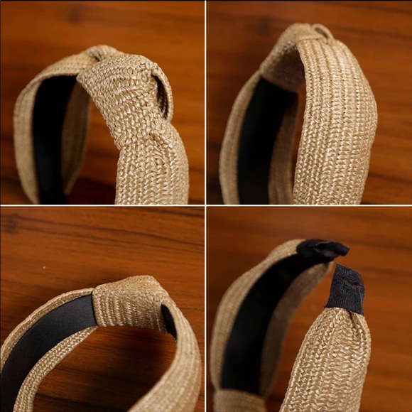 Fashion Straw Knotted Headband - Picture 2 of 3